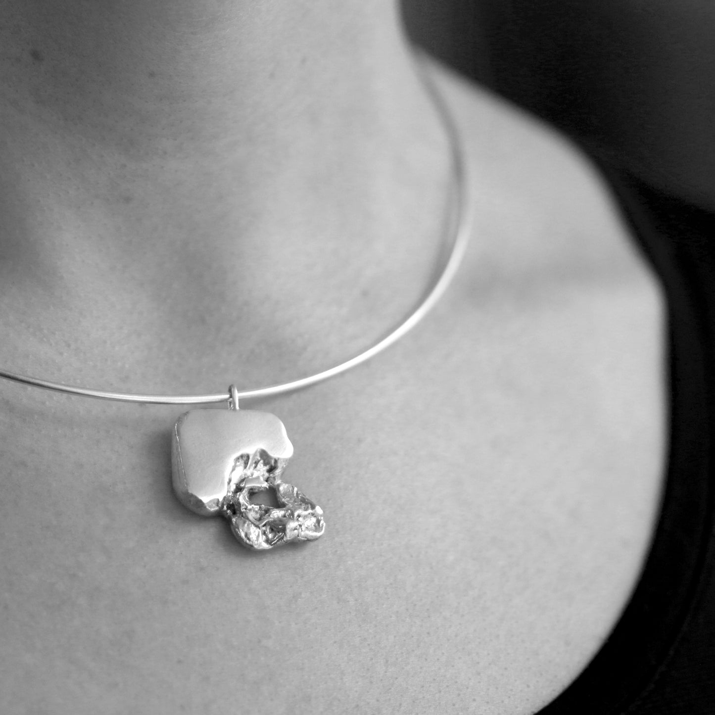 SAND Sterling Silver Choker