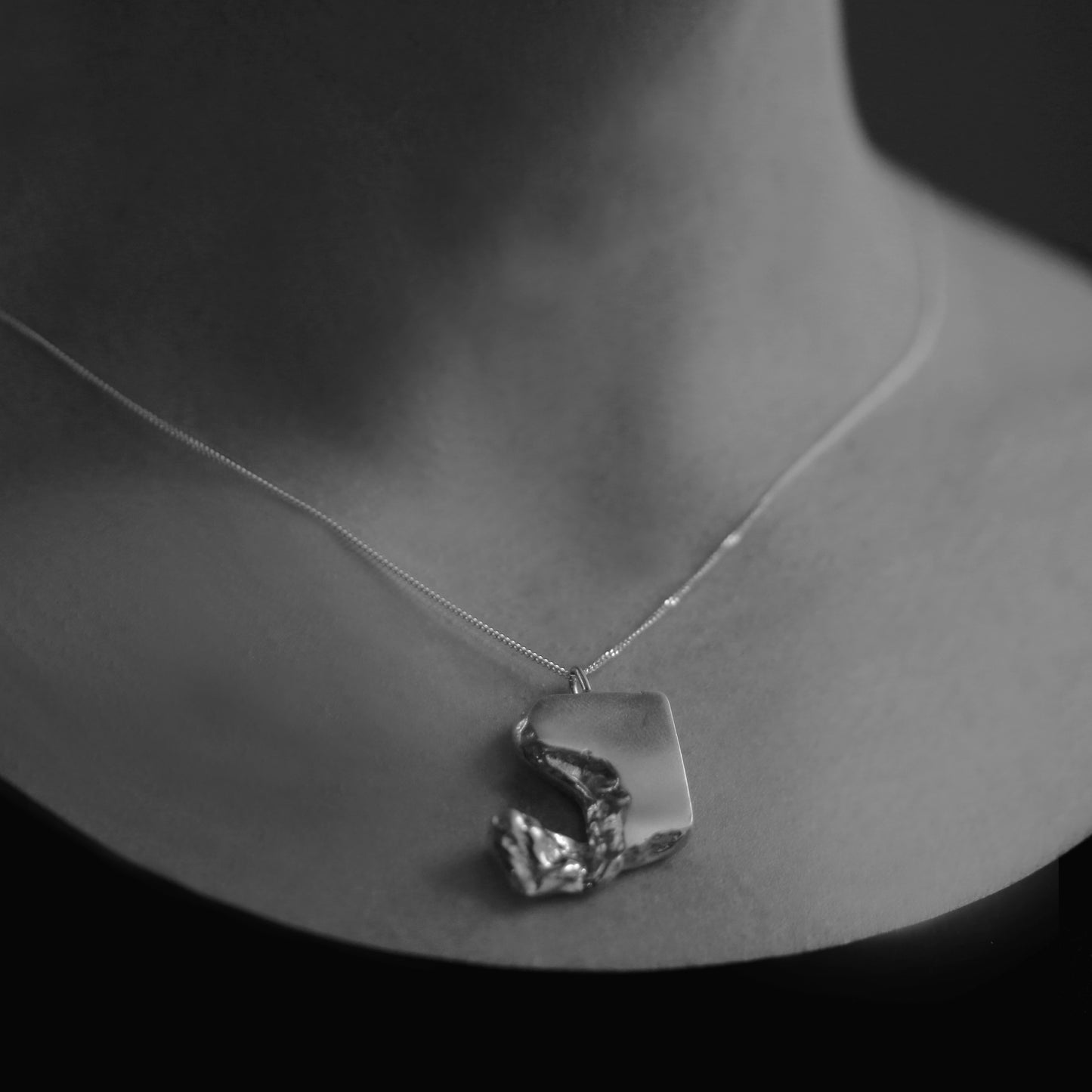 SAND Sterling Silver Open pendant