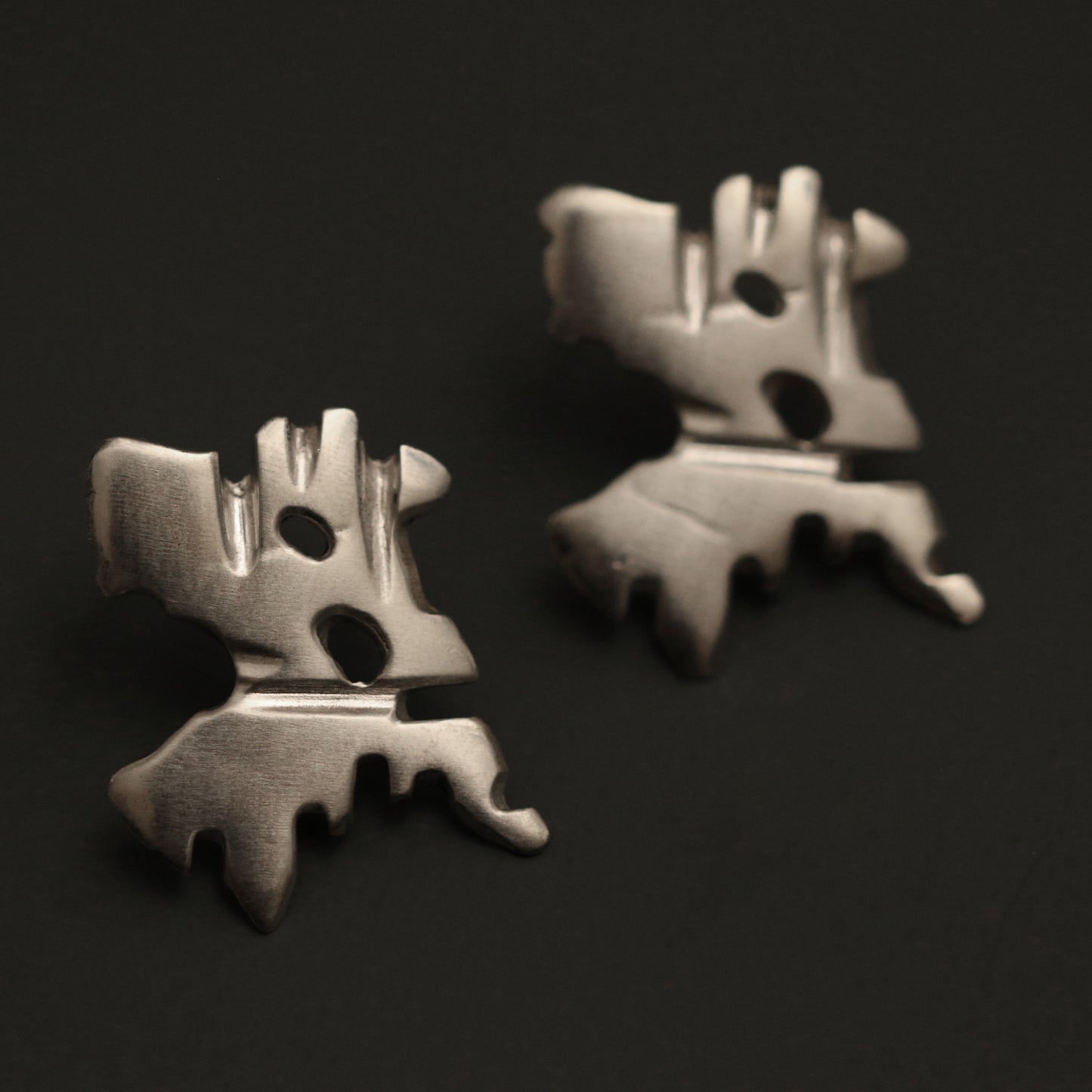 PLASMA Sterling Silver Stud Earring