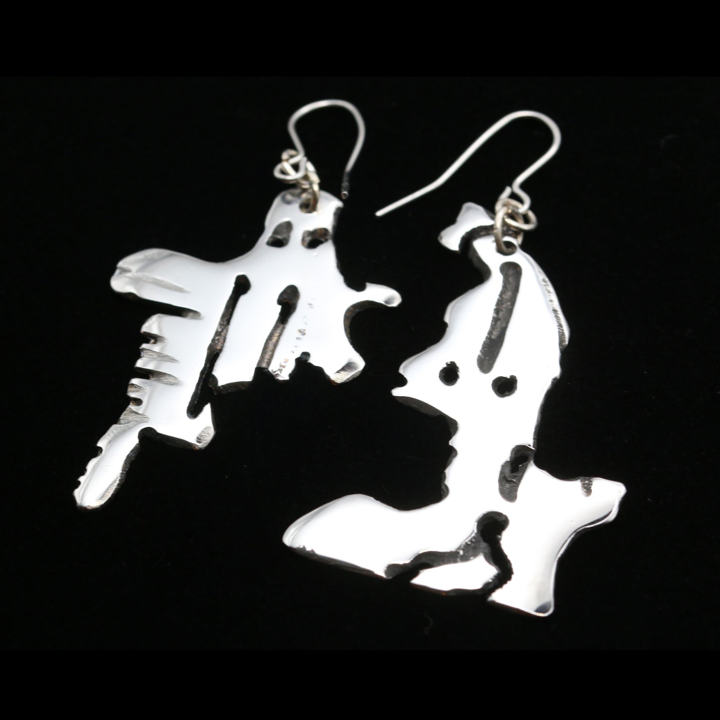 HALFHUMAN ORIGINALS Stainless Steel Drop Earrings