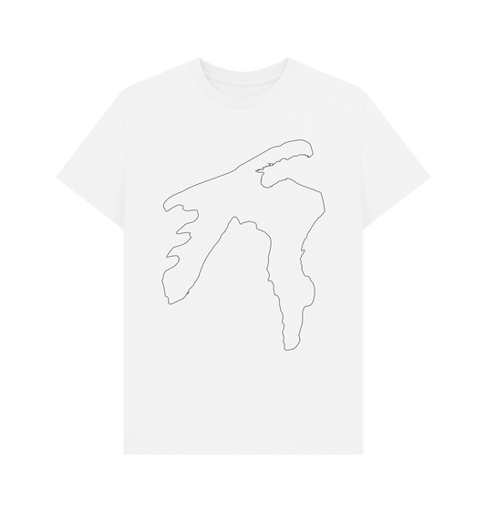 White Printed T-shirt Front