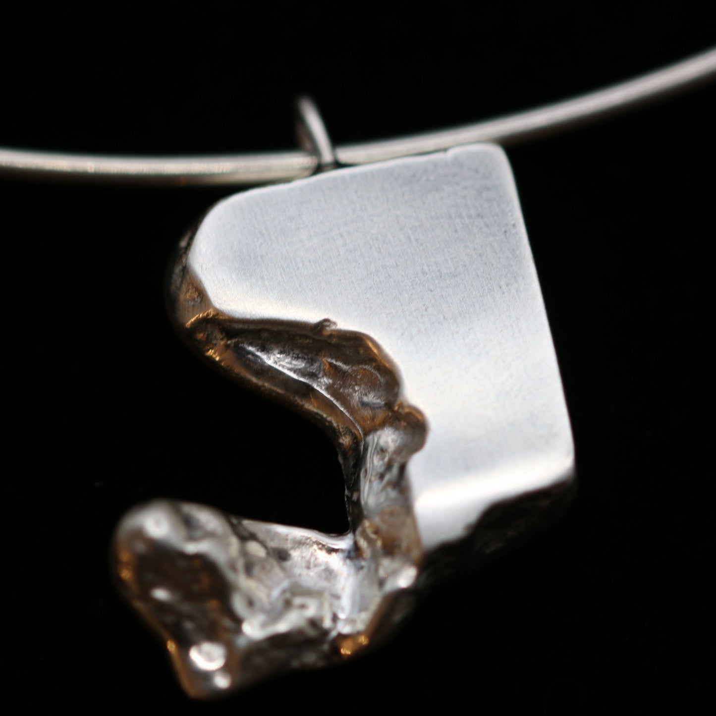 SAND Sterling Silver Open Choker